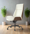 Alto Plywood and Leather High Back Executive Office Chair
