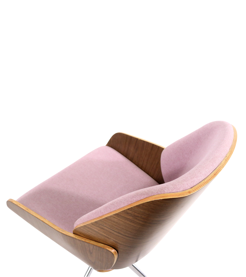 Burbank Plywood Swivel Chair