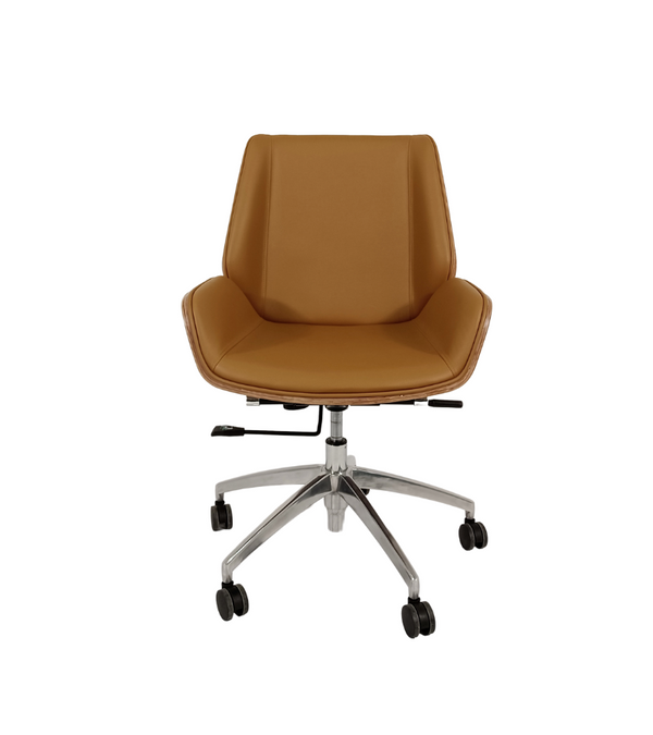 Palo Office Chair Premium Leather and Plywood Veneer