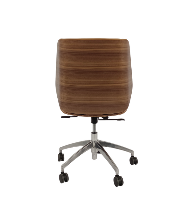 Palo Office Chair Premium Leather and Plywood Veneer