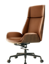 Alto Plywood and Leather High Back Executive Office Chair