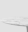 Marble Dining Table 110cm Round Italian Carrara Marble
