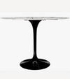 Marble Dining Table 110cm Round Italian Carrara Marble