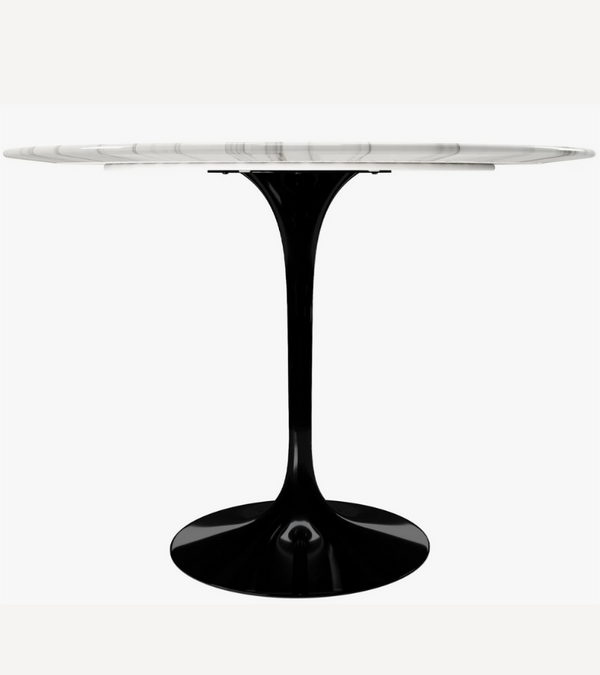 Marble Dining Table 110cm Round Italian Carrara Marble
