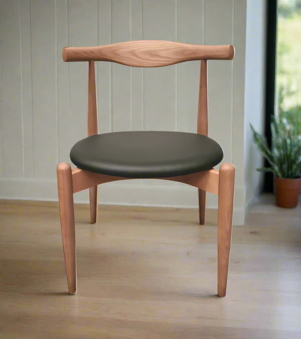Leif Midcentury Style Ash Wood Dining Chair