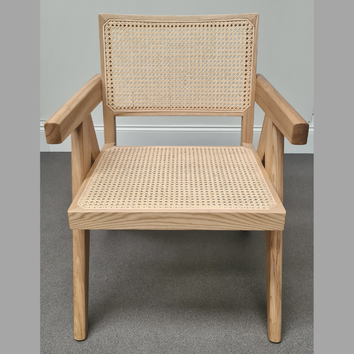 Changi Rattan and Ash Carver Chair