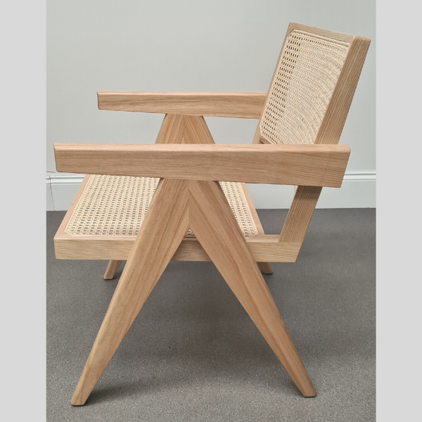 Changi Rattan and Ash Carver Chair