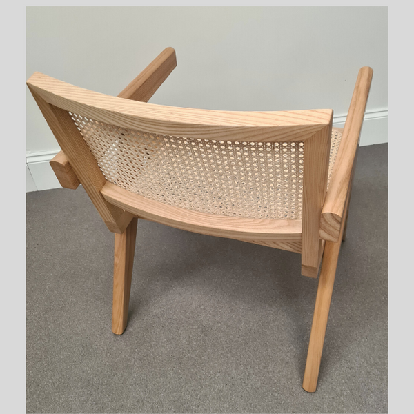 Changi Rattan and Ash Carver Chair