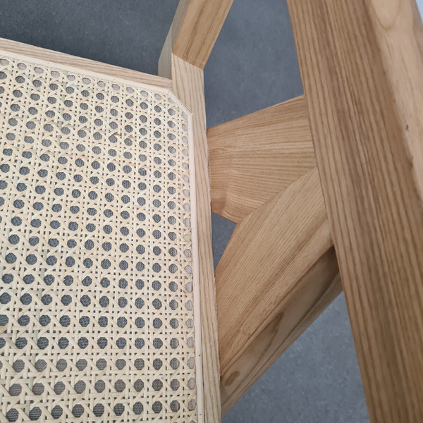 Changi Rattan and Ash Carver Chair