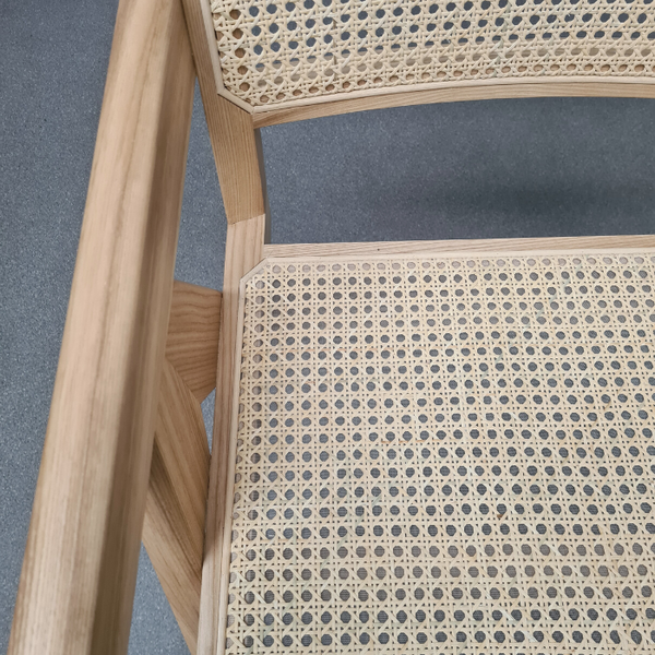 Changi Rattan and Ash Carver Chair
