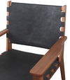 Ventana Lounge Chair Ash Wood with Premium Saddle Leather