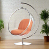Retro Bubble Style Chair with Floor Stand