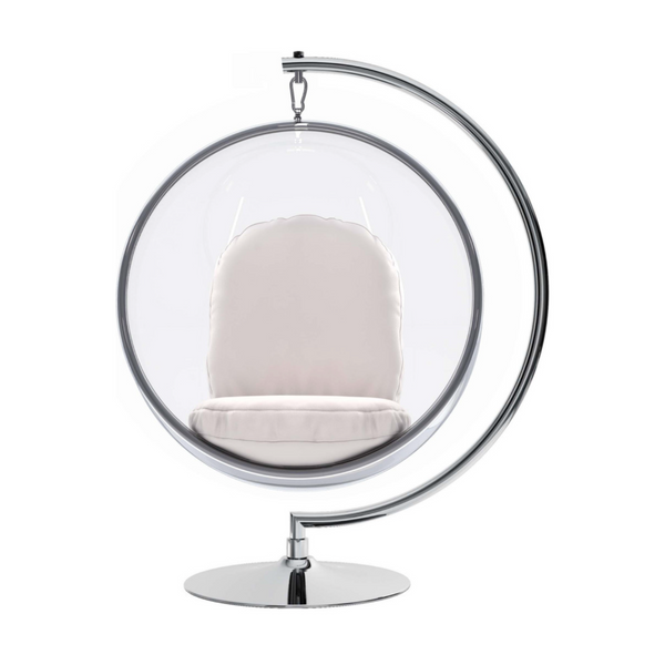 Retro Bubble Style Chair with Floor Stand