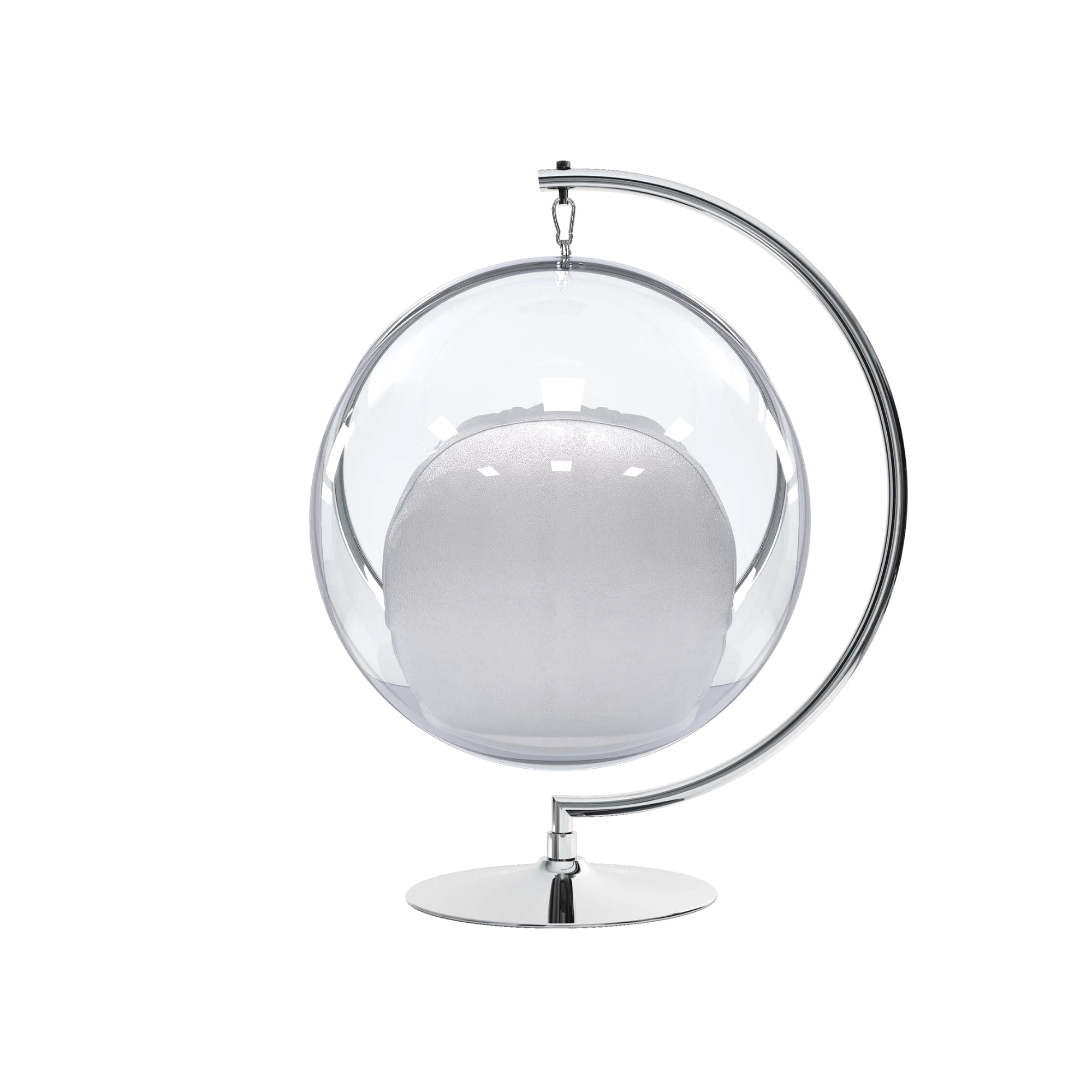 Retro Bubble Style Chair with Floor Stand