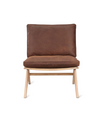 Monterey Accent Chair Ash wood and Vintage Leather