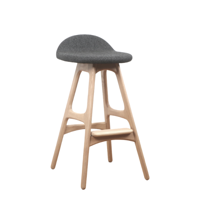 Erik Scandi Style Counter Stool Ash Wood 65cm seat