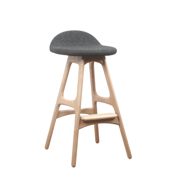 Erik Scandi Style Counter Stool Ash Wood 65cm seat