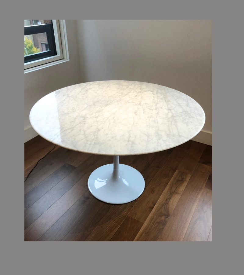 Marble Tulip Style Dining Table Choice of Size