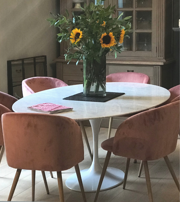 Marble Dining Table Round and Oval