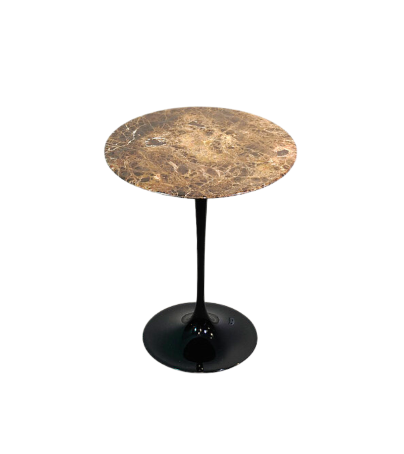 Emperador Honey Marble Accent Table 50cm