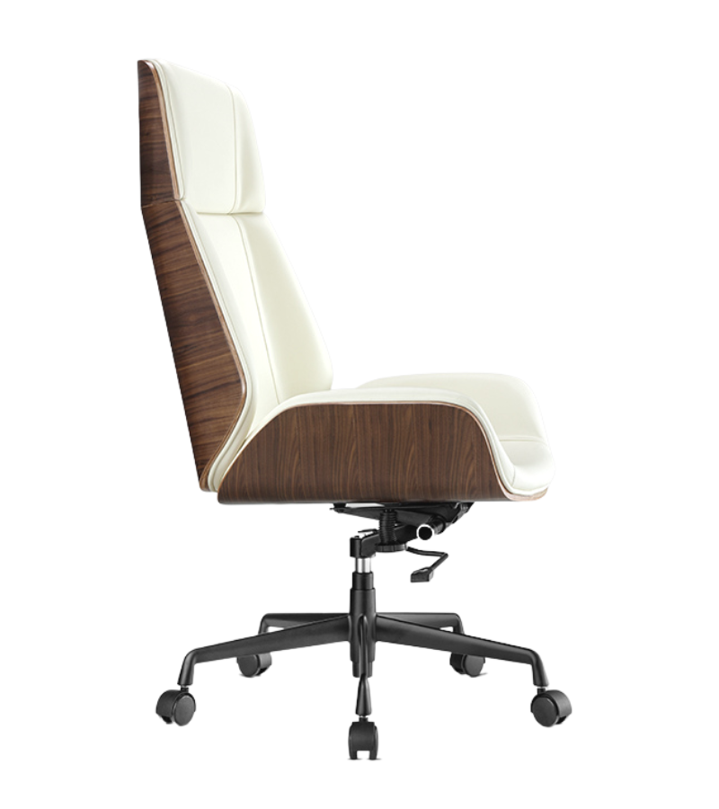 Alto Plywood and Leather High Back Executive Office Chair