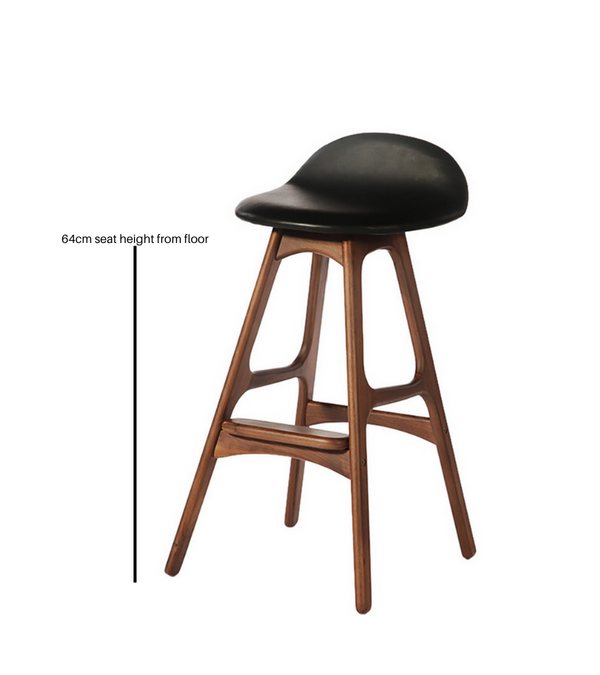 Erik Scandi Style Kitchen Counter Stool