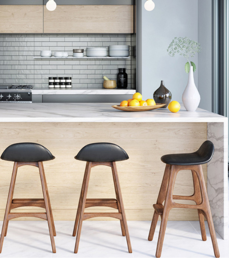 Erik Scandi Style Kitchen Counter Stool