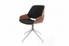 Burbank Mid-Century Plywood Swivel Office Chair