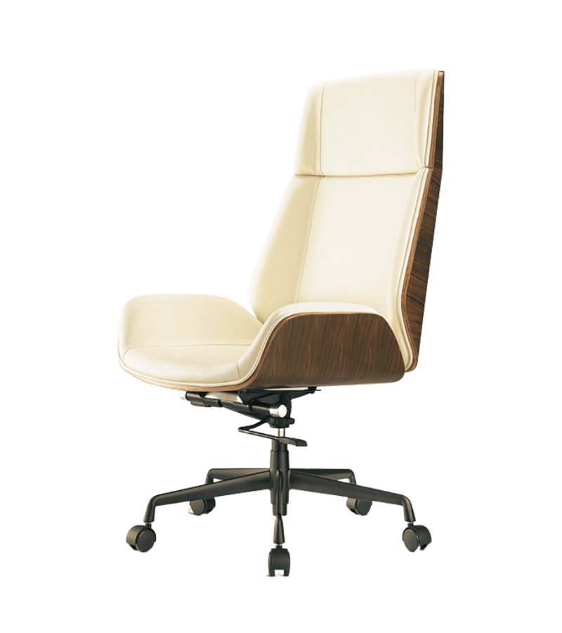 Alto Plywood Veneered Leather High Back Executive Office Chair