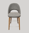Manhattan Upholstered Counter Stool Dark Grey