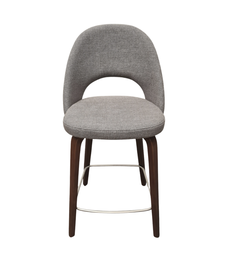 Manhattan Upholstered Counter Stool Dark Grey