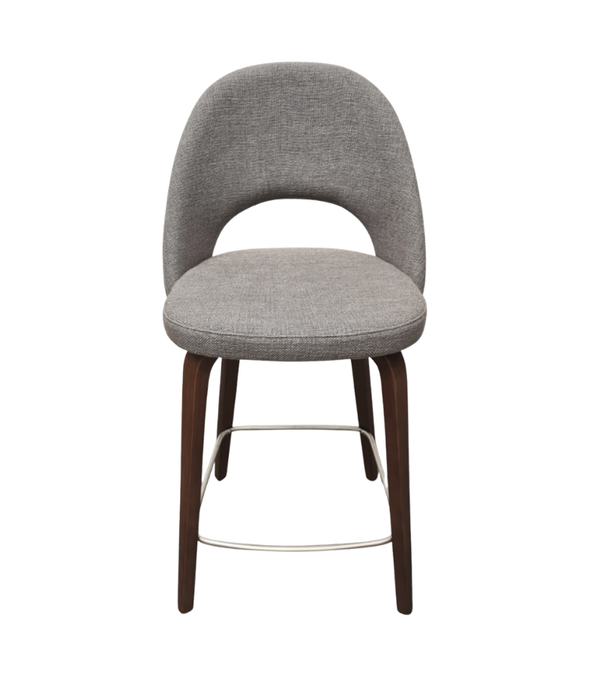 Manhattan Upholstered Counter Stool Dark Grey