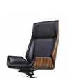 Alto Plywood and Leather High Back Executive Office Chair