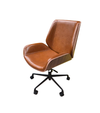 Palo Premium Leather Office Chair with Plywood-Veneered Shell