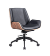 Palo Premium Leather Office Chair with Plywood-Veneered Shell
