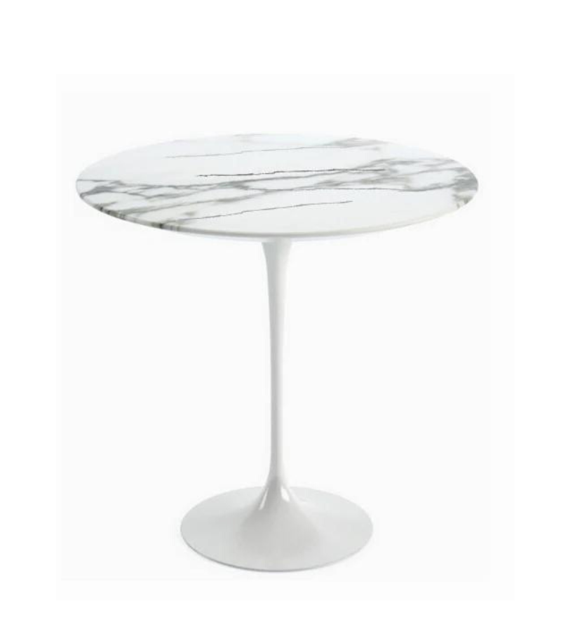 Arabescato Marble Accent Table 50cm