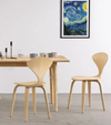 Norman Midcentury Style Veneered Dining Chair