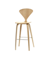 Norman High-Back Wooden Counter Stool, 65cm