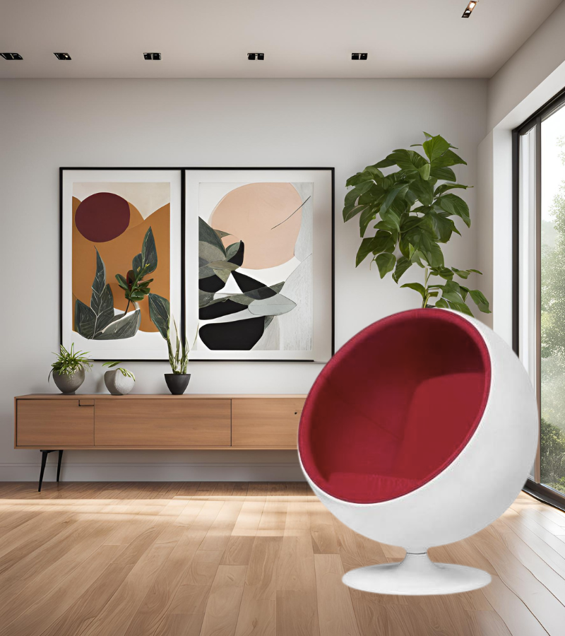 Globe Ball Swivel Chair