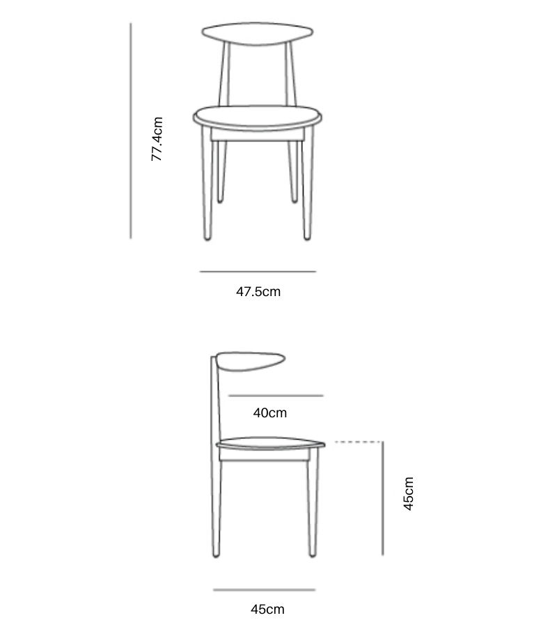 SanFran Midcentury Modern Dining Chair