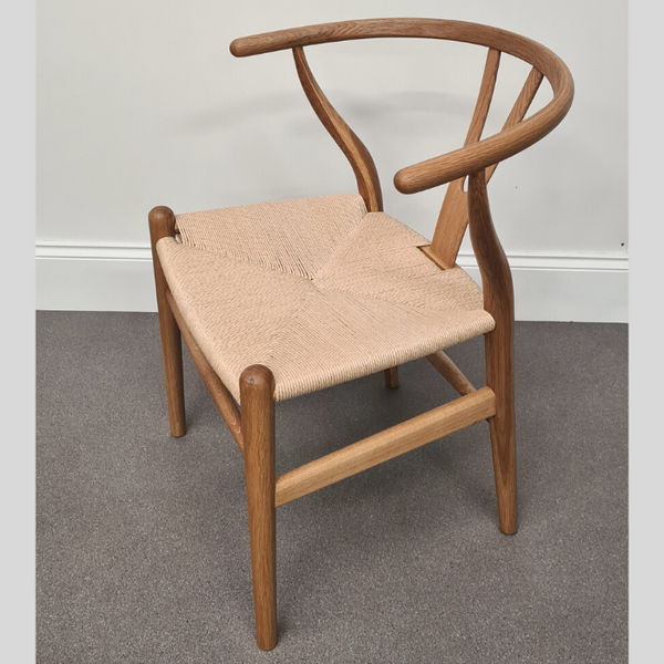 Solid Oak Wood Hans Wish Nordic Style Dining Chair