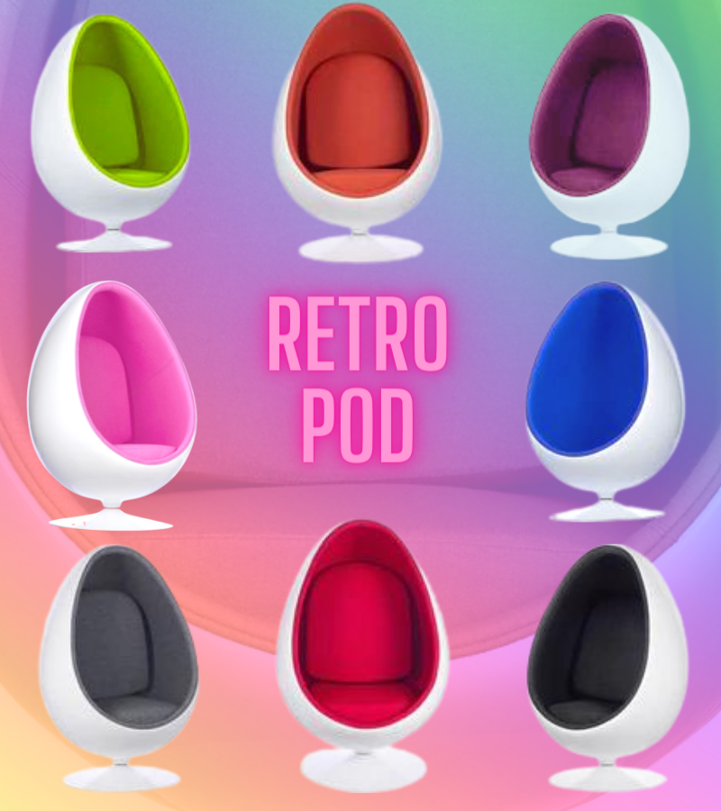 Pod Swivel Chair Choice of Colour