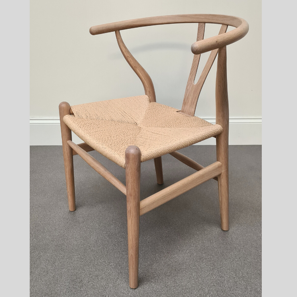 Hans Oak Y Wish style Dining Chair